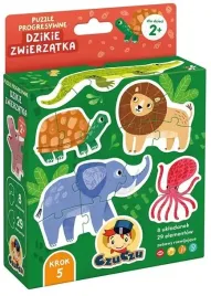 czuczu-puzzle-progresywne-dzikie-zwierzatka-24m-94171-ukladanka-kartonowa-29-elementow-dla-dwulatka