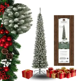 choinka-sztuczna-sosna-osniezona-waska-pencil-slim-240cm-12-lat-gwarancji