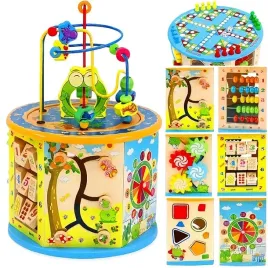 drewniana-kostka-edukacyjna-8w1-sorter-skrzynka-wiele-funkcji-dla-dzieci-ukladanka-manipulacyjna-nauka-ksztaltow-i-kolorow-od-3-lat