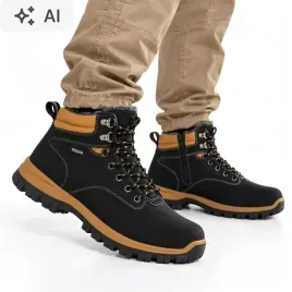 buty-zimowe-mlodziezowe-czarne-trapery-trekkingowe-ocieplane-z-suwakiem-38-sniegowce-meskie-z-ekoskory-sznurowane