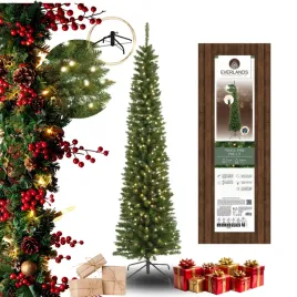 choinka-sztuczna-sosna-jak-zywa-waska-slim-z-lampkami-led-wysoka-240cm-duza