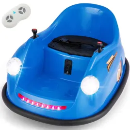 gymax-kids-ride-on-bumper-car-12v-battery-powered-toy-car-with-medium