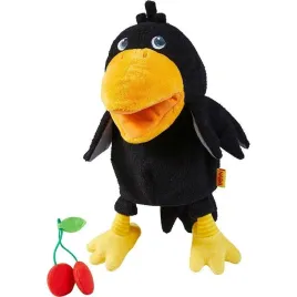 haba-304203-hand-puppet-raven-theo-the-cheeky-from-classic-12-inches