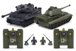 jamara-403635-tank-tiger-battle-set-2-4-ghz-green-black-one-size