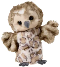 heunec-394278-hand-toy-doll-owl-brown-pack-of-1-1-stuck-1er-pack