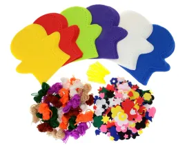 scola-felt-hand-puppets-30-mini-kits-assorted-colours-and-accessories