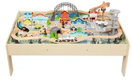 amazon-basics-120-piece-train-set-and-table-120-4-x-85-x-41-cm-multicolor