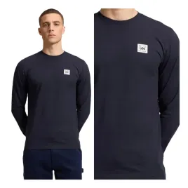 meski-longsleeve-lee-ls-woven-label-tee-navy-niebieski-l
