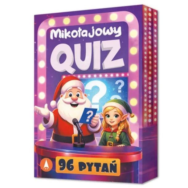 Gra Karciana Mikołajowy Quiz Świąteczna 96 Pytań Mikołajki Święta Mikołaj