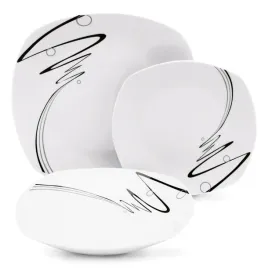 zestaw-talerze-kwadratowe-porcelanowe-obiadowe-deserowe-tadar-wstega-18-el-na-6-osob-glebokie-serwis-stolowy-do-zmywarki-bialo-kolorowe
