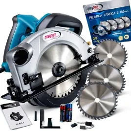 pilarka-tarczowa-reczna-z-laserem-pila-przecinarka-3-tarcze-mocna-2800w-elektryczna-zasilanie-sieciowe-glebokosc-ciecia-65-mm-srednica-185-mm
