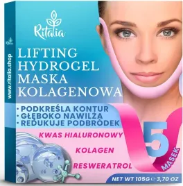ritalia-v-line-maski-modelujace-twarz-z-kolagenem-5-szt-na-podwojny