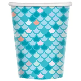 amscan-9914385-66-mermaid-tales-kids-birthday-party-paper-cups-8-pack