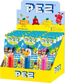 pez-mickey-mouse-character-sweet-dispensers-lemon-apple-17-g-pack-of-12