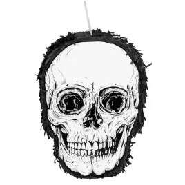 boland-skull-pinata-black-and-white-plastic-decoration-for-black-white