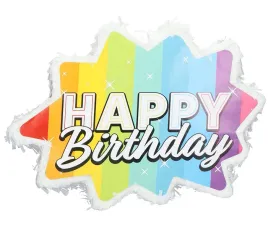 folat-65836-pinata-star-rainbow-bday-38x28cm-multi-colors