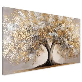 obraz-na-plotnie-120x80-drzewo-zycia-zlote-liscie-glamour-nowoczesny-xxl-dekoracja-scienna-motyw-roslinny-druk-cyfrowy-drewniana-rama-pozioma