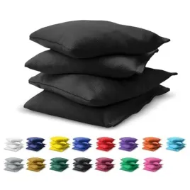 gosports-cornhole-bean-bags-set-of-4-regulation-all-weather-black