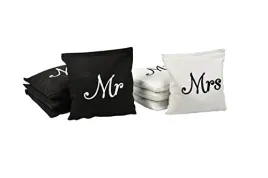 gosports-wedding-theme-cornhole-bag-set-includes-4-black-mr-bags-and-4