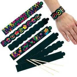 baker-ross-ek666-scratch-art-bracelets-pack-of-12-for-kids-party-bag