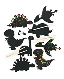 baker-ross-ev254-dinosaur-scratch-art-fridge-magnets-pack-of-10-for-kids