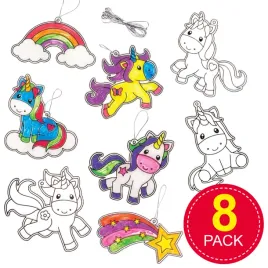 baker-ross-ar384-unicorn-suncatcher-decorations-pack-of-8