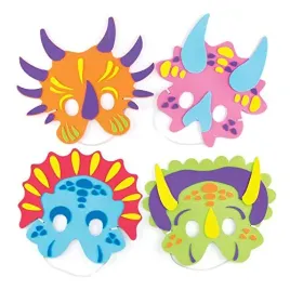 baker-ross-ar382-dinosaur-mask-kits-pack-of-4-diy-craft-kits-for-kids