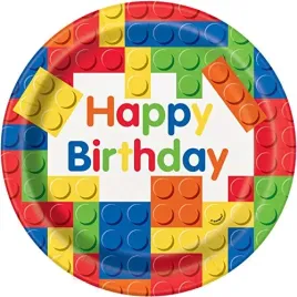 unique-58235eu-eco-friendly-paper-plates-23-cm-building-blocks