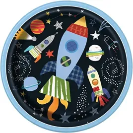 unique-73265eu-eco-friendly-paper-plates-23-cm-outer-space-party-8