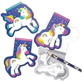 baker-ross-at968-rainbow-unicorn-memo-pads-pack-of-12-for-kids-party