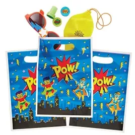 baker-ross-fx729-star-hero-party-loot-bags-pack-of-10-super-hero-party