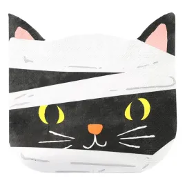 talking-tables-20-x-paper-napkins-cat-shaped-serviettes-disposable