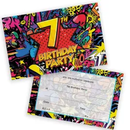 stuff4-7th-birthday-party-invitations-kids-comic-book-style-36-pack-07