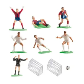 dekora-football-cake-decorations-plastic-multicolor-set-of-10-pieces
