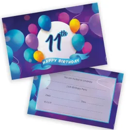 stuff4-11th-birthday-party-invitations-kids-happy-balloons-20-pack-011