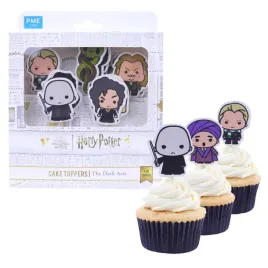 pme-harry-potter-cake-toppers-pack-of-15-black-or-dark-grey-4-x-4-5-cm