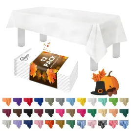 dluxware-white-12-pack-premium-plastic-tablecloth-54-54-x-108-rectangle