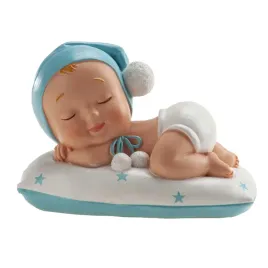 dekora-christening-cake-topper-sleeping-baby-boy-10-cm-decoration-for
