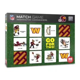 youthefan-nfl-washington-commanders-licensed-memory-match-game-team-colors