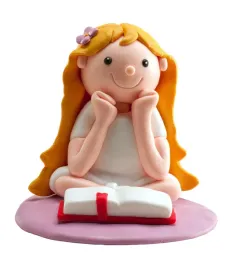 dekora-decorative-figure-for-first-communion-seated-girl-made-ivory