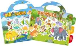 guyucom-2-pack-reusable-sticker-books-fordinosaurs-animals-dinosaurs