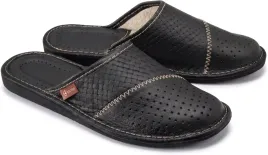 kapcie-meskie-skorzane-estro-m55-czarne-43-eu-domowe-pantofle