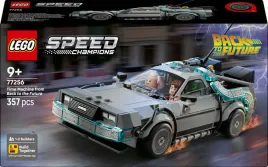lego-speed-champions-wehikul-czasu-z-powrotu-do-przyszlosci-77256-klocki-konstrukcyjne-auto-filmowe-dla-fanow-kina-357-elementow-od-9-lat