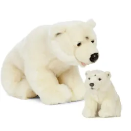 living-nature-soft-toy-gift-bundle-plush-polar-bear-60cm-cub-white