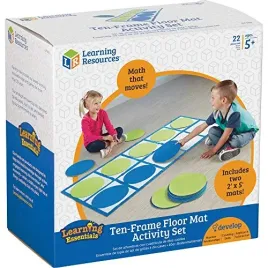learning-resources-ten-frame-floor-mat-activity-set