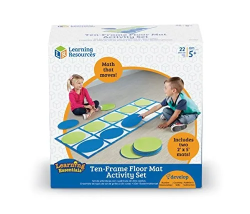 learning-resources-ten-frame-floor-mat-activity-set-wiek-dziecka-10-lat