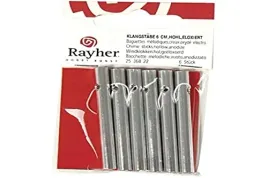 rayher-hollow-batons-silver-14-cm
