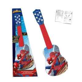 lexibook-spider-man-my-first-guitar-for-children-6-red-blue-53-cm