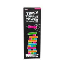 gift-republic-tipsy-topple-tower-fun-adult-multicoloured-piccolo-mediano