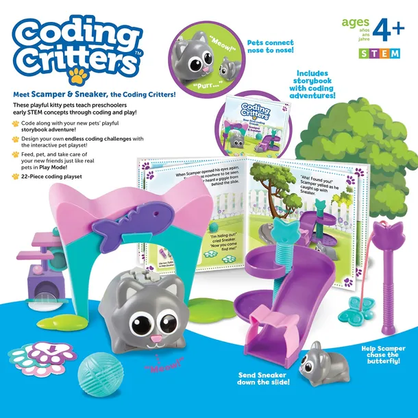 learning-resources-ler3081-coding-critters-scamper-multicolor-mittel-szerokosc-produktu-11-cm